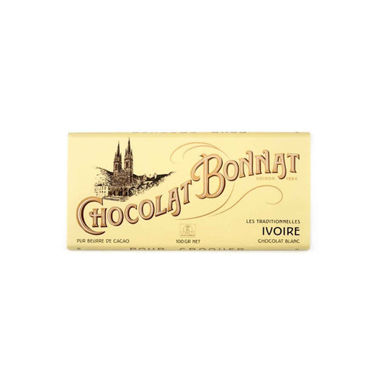 CHOCOLAT BONNAT IVOIRE WHITE CHOCOLATE 100g