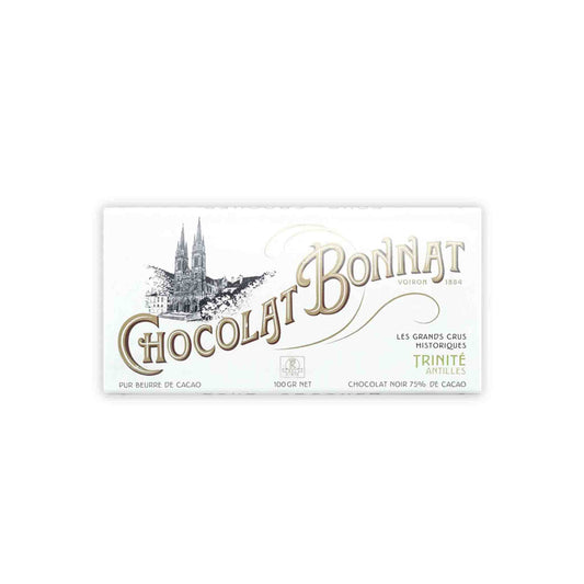 CHOCOLAT BONNAT TRINITE ANTILLES 75% DARK CHOCOLATE 100g
