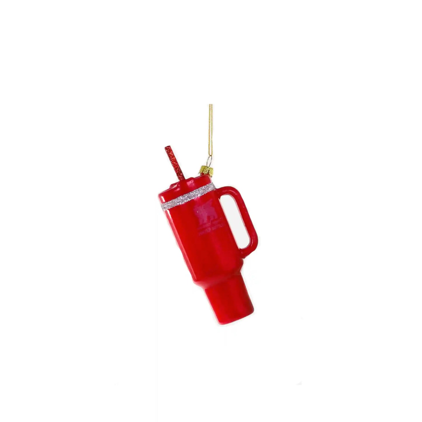 CODY FOSTER BEVERAGE TUMBLER ORNAMENT - RED