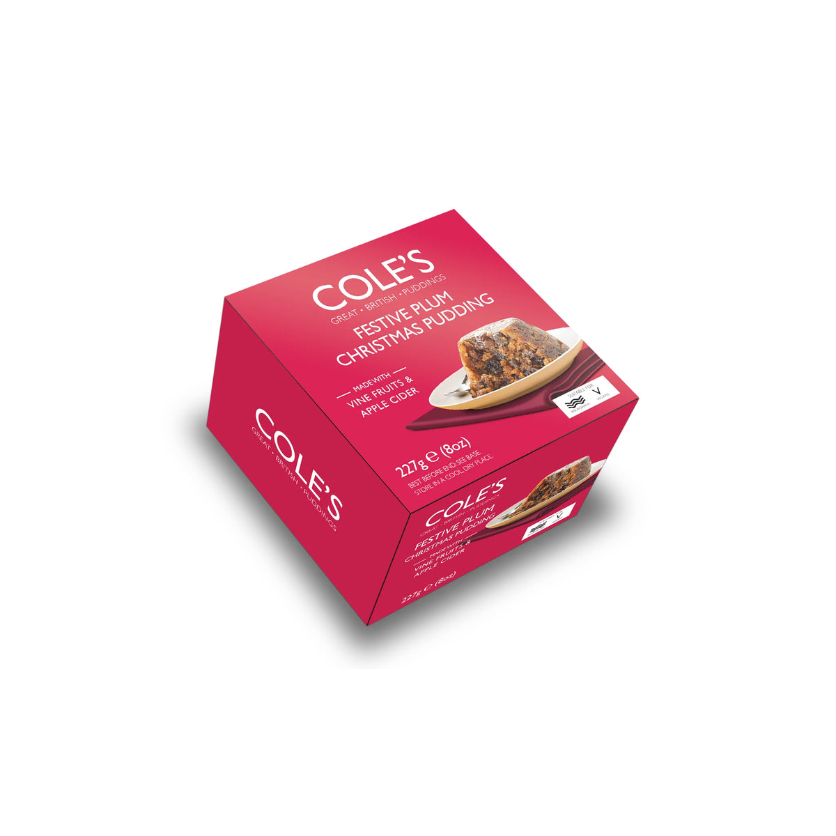 COLES FESTIVE PLUM CHRISTMAS PUDDING 227g