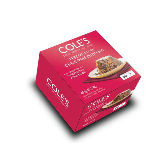COLES FESTIVE PLUM CHRISTMAS PUDDING 454g