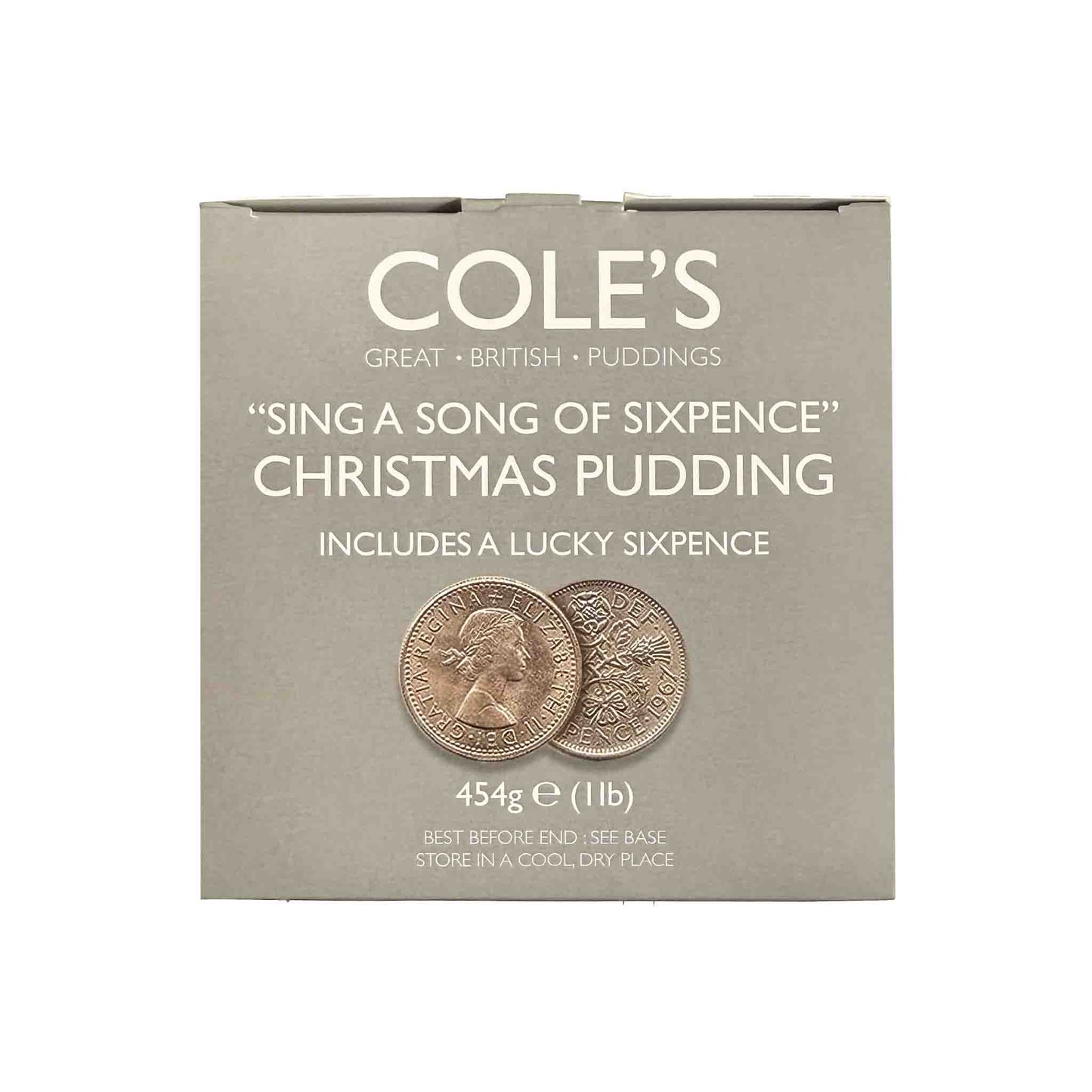 COLE'S "SING A SONG SIXPENCE" CHRISTMAS PUDDING 454g