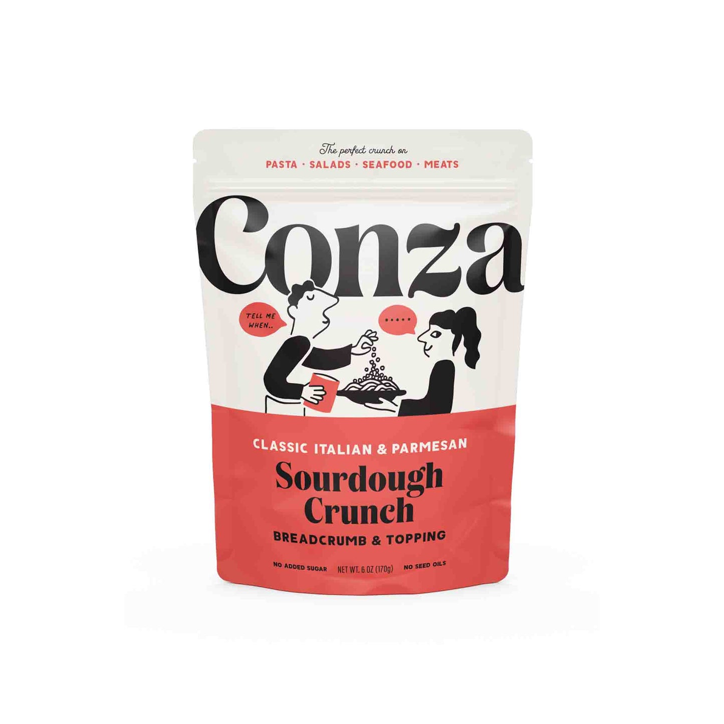 CONZA ITALIAN HERB PARMESAN SOURDOUGH BREADCRUMBS 6oz