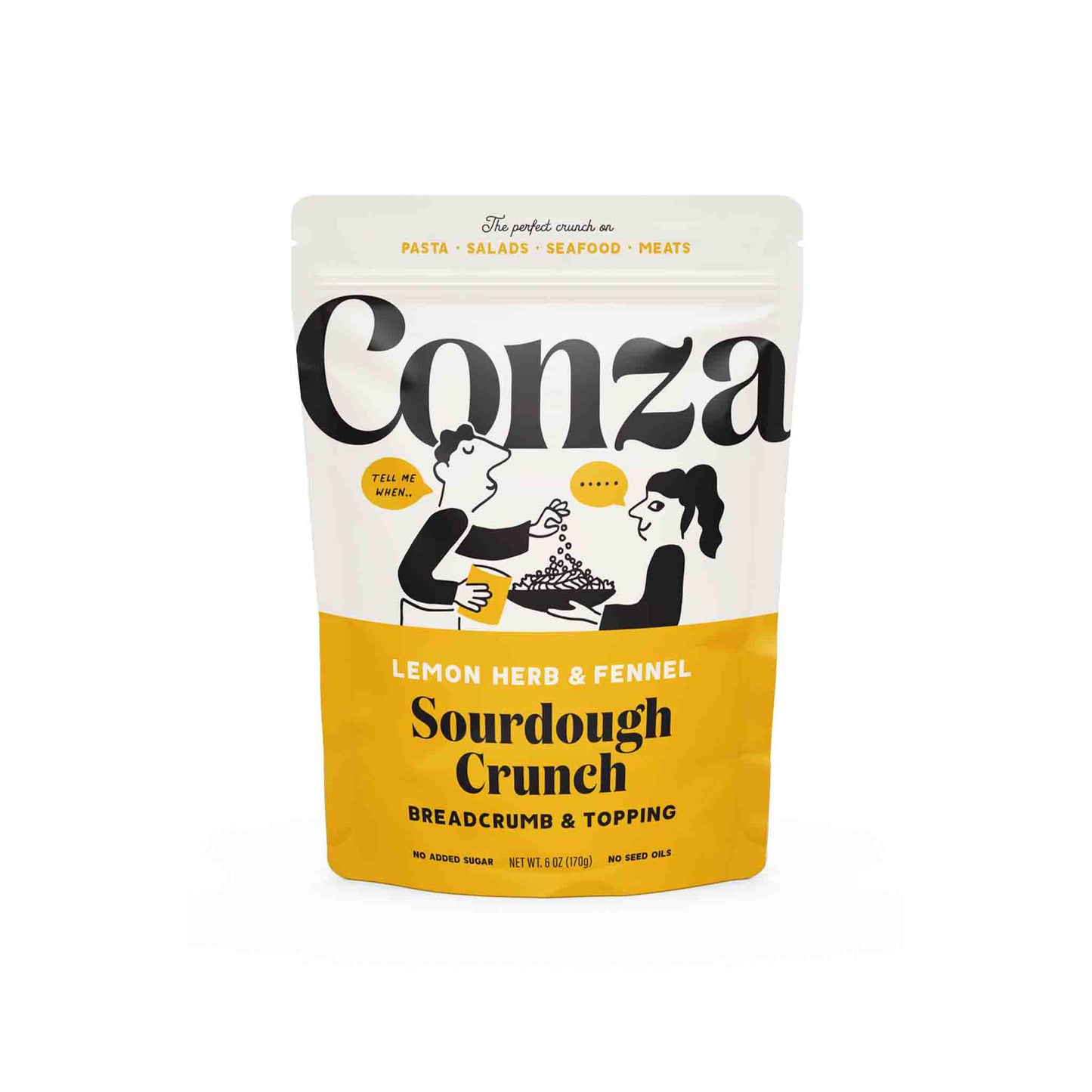 CONZA LEMON HERB & FENNEL SOURDOUGH BREADCRUMBS 6oz