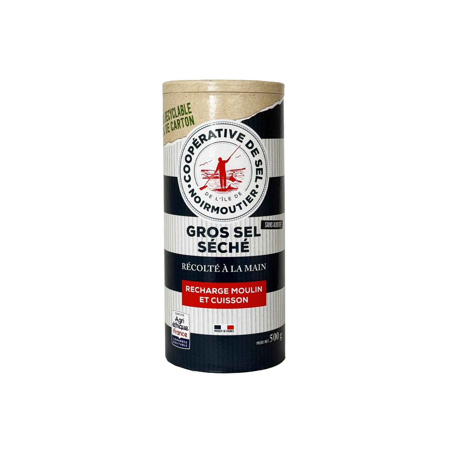 COOPERATIVE DE SEL NOIRMOUTIER DRIED COARSE SALT 500g
