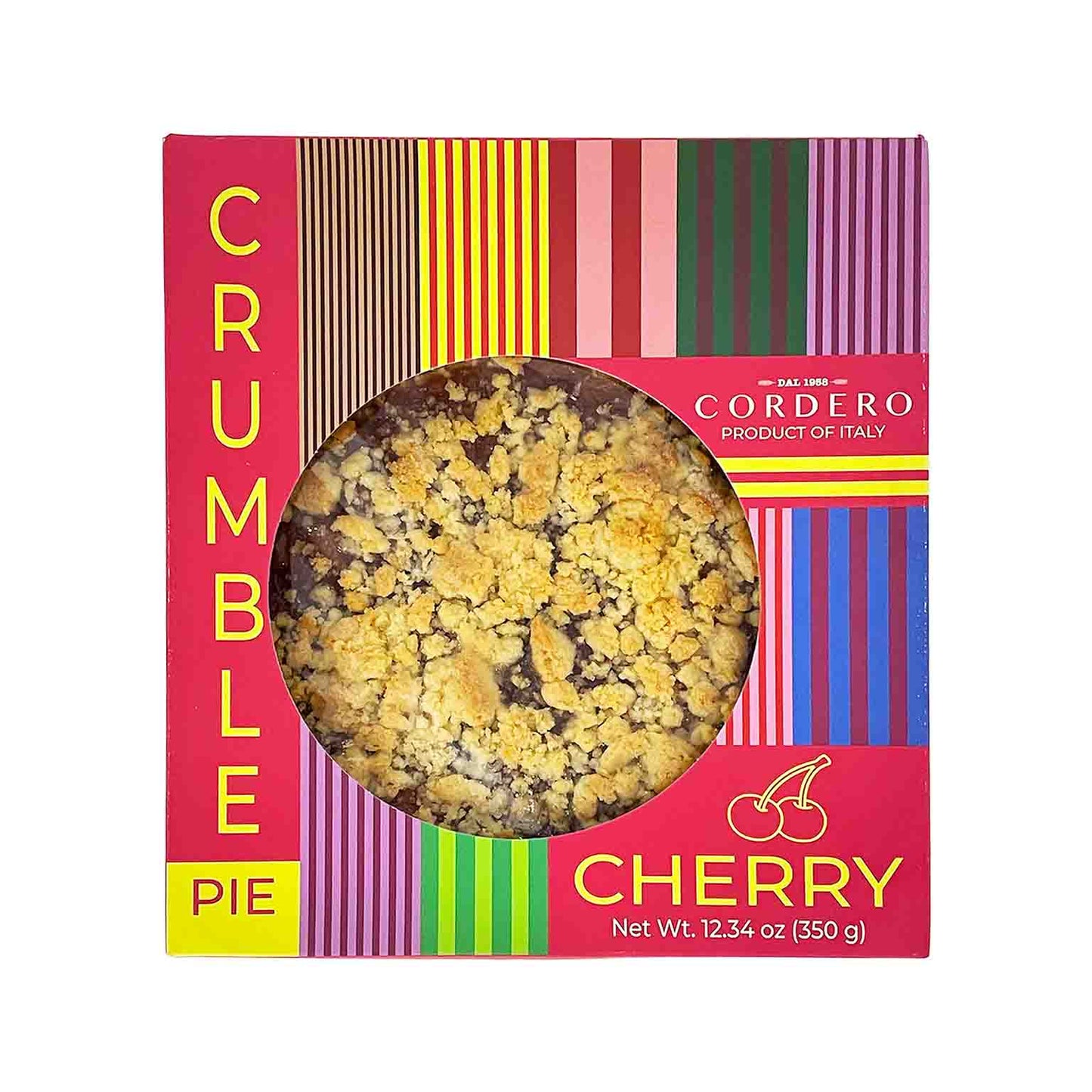CORDERO CRUMBLE PIE WITH CHERRY JAM 350g