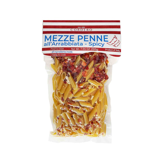 CORDERO READY TO COOK MEZZE PENNE WITH ARRABBIATA 7.05oz