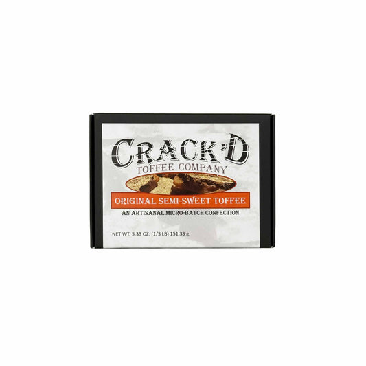 CRACK'D ORIGINAL SEMI-SWEET TOFFEE 5.33oz