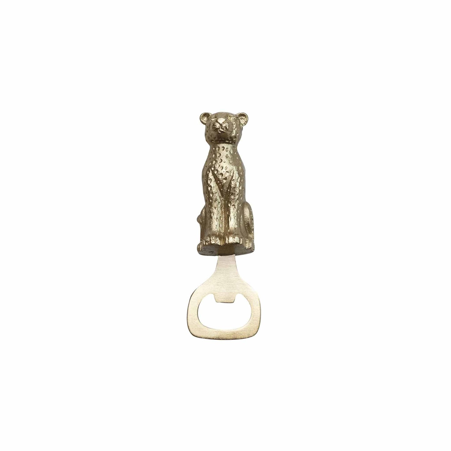 CREATIVE CO-OP CHEETAH SHAPED BOTTLE OPENER