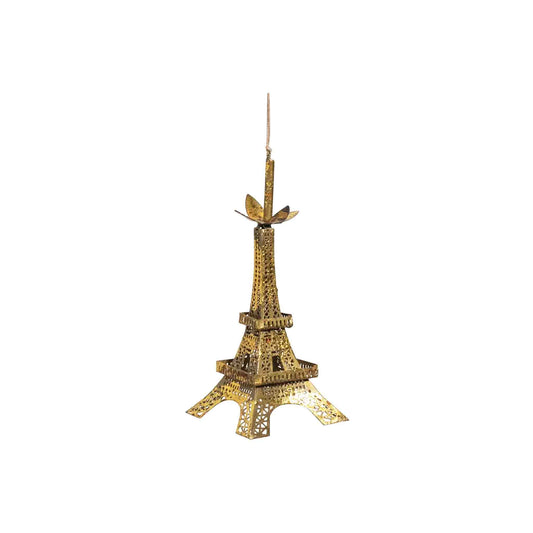 CREATIVE CO-OP EIFFEL TOWER ORNAMENT WITH GOLD FOIL FINISH