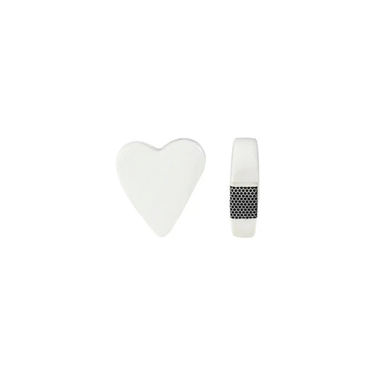 CREATIVE CO-OP HEART MATCH HOLDER WITH STRIKER