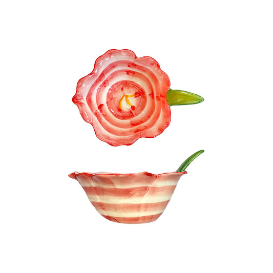 CREATIVE STONEWARE FLOWER PREP BOWL MEDIUM