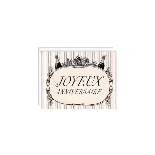 CRUMB LA DOTE "JOYEAUX ANNIVERSAIRE" GREETING CARD
