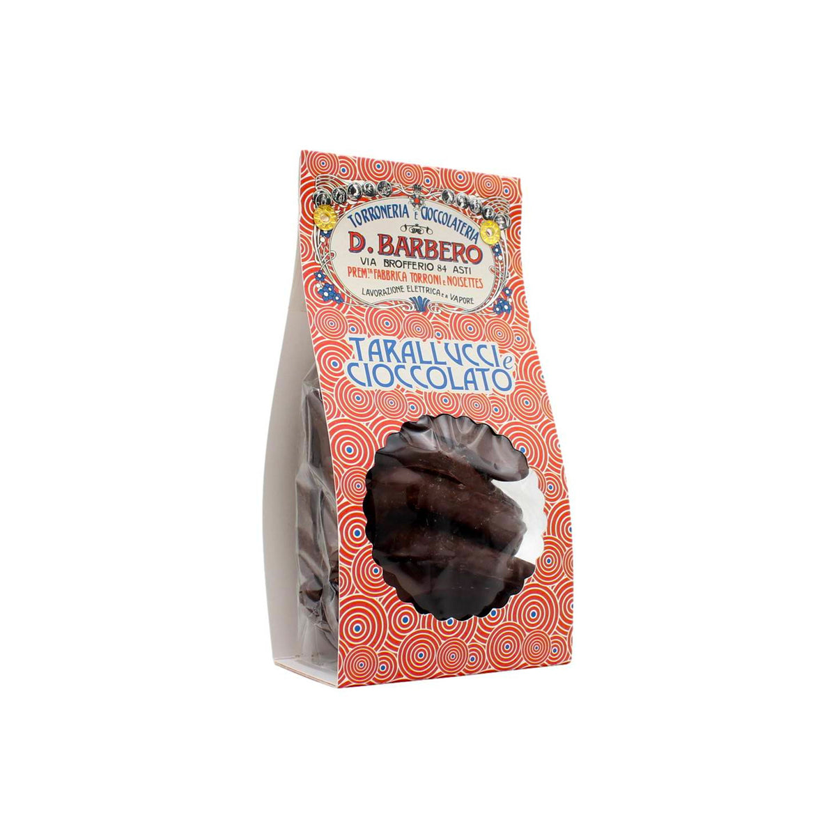 D. BARBERO DARK CHOCOLATE COVERED TARALLI 150g