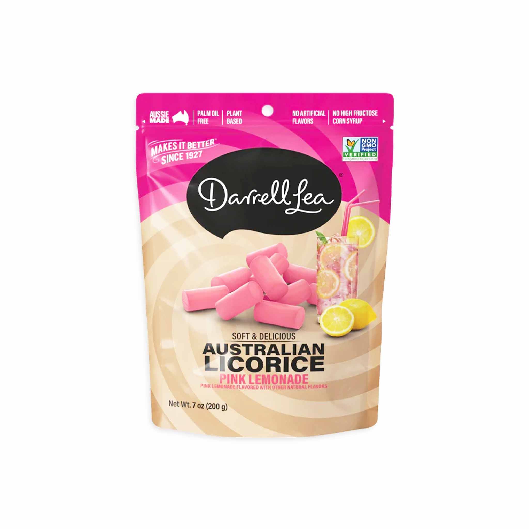 DARRELL LEA PINK LEMONADE AUSTRALIAN LICORICE 200g – monsieur