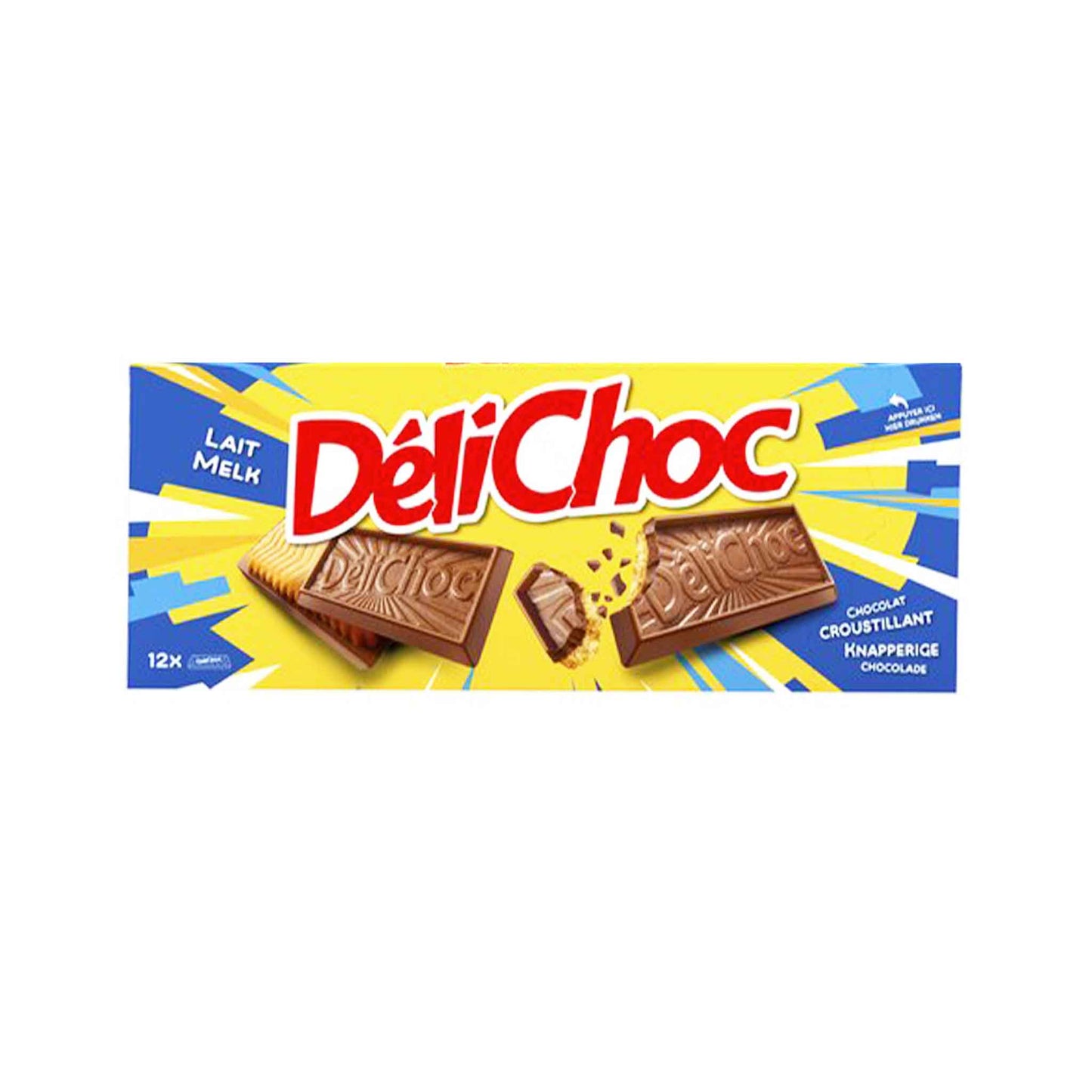 DELACRE DELICHOC MILK CHOCOLATE COOKIES 150g