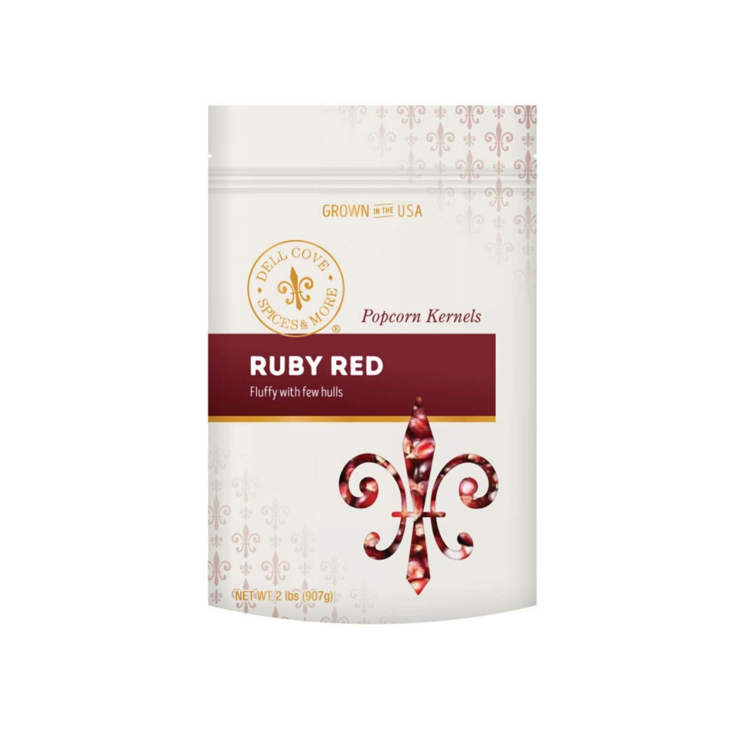 DELL COVE RUBY RED POPCORN KERNELS 2lb