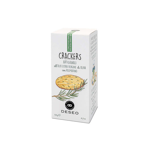 DESEO EVOO ROSEMARY CRACKERS 120g