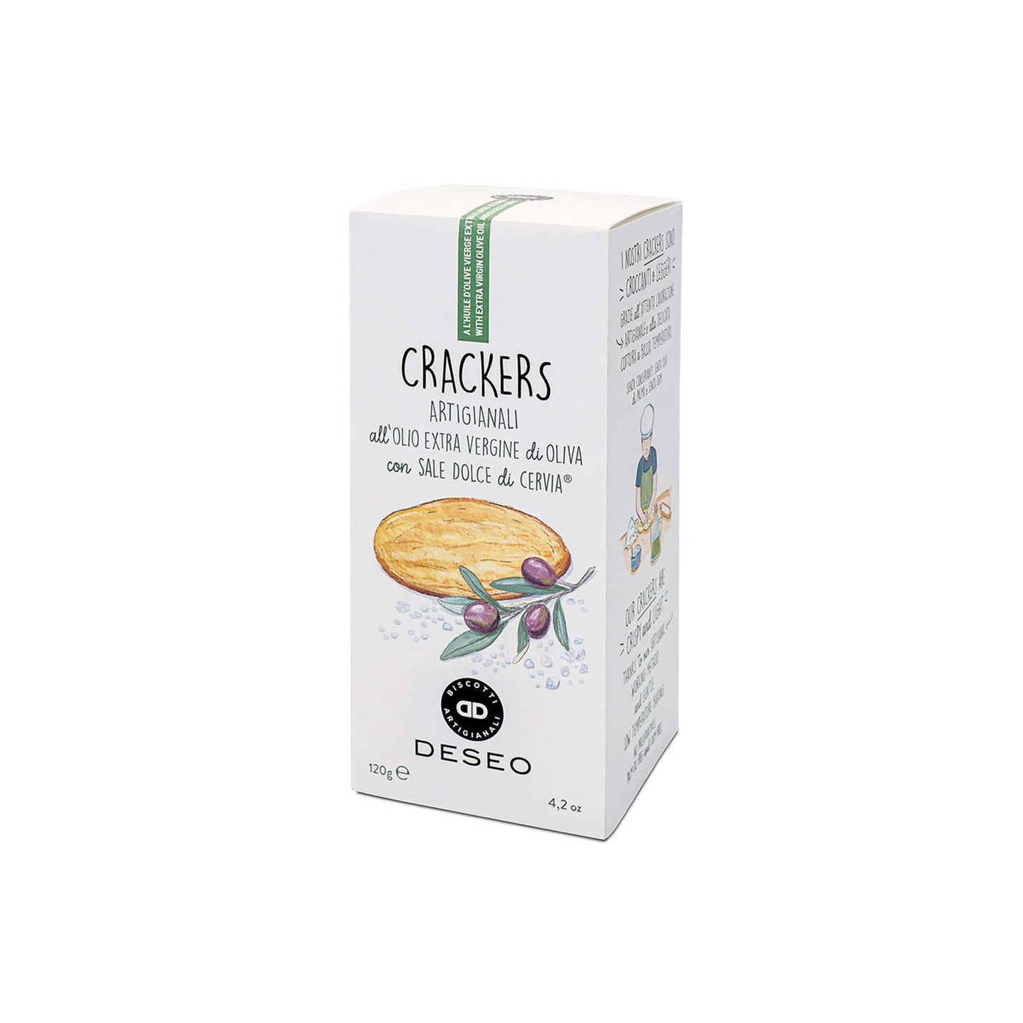 DESEO EVOO SEA SALT OF CERVIA CRACKERS 120g