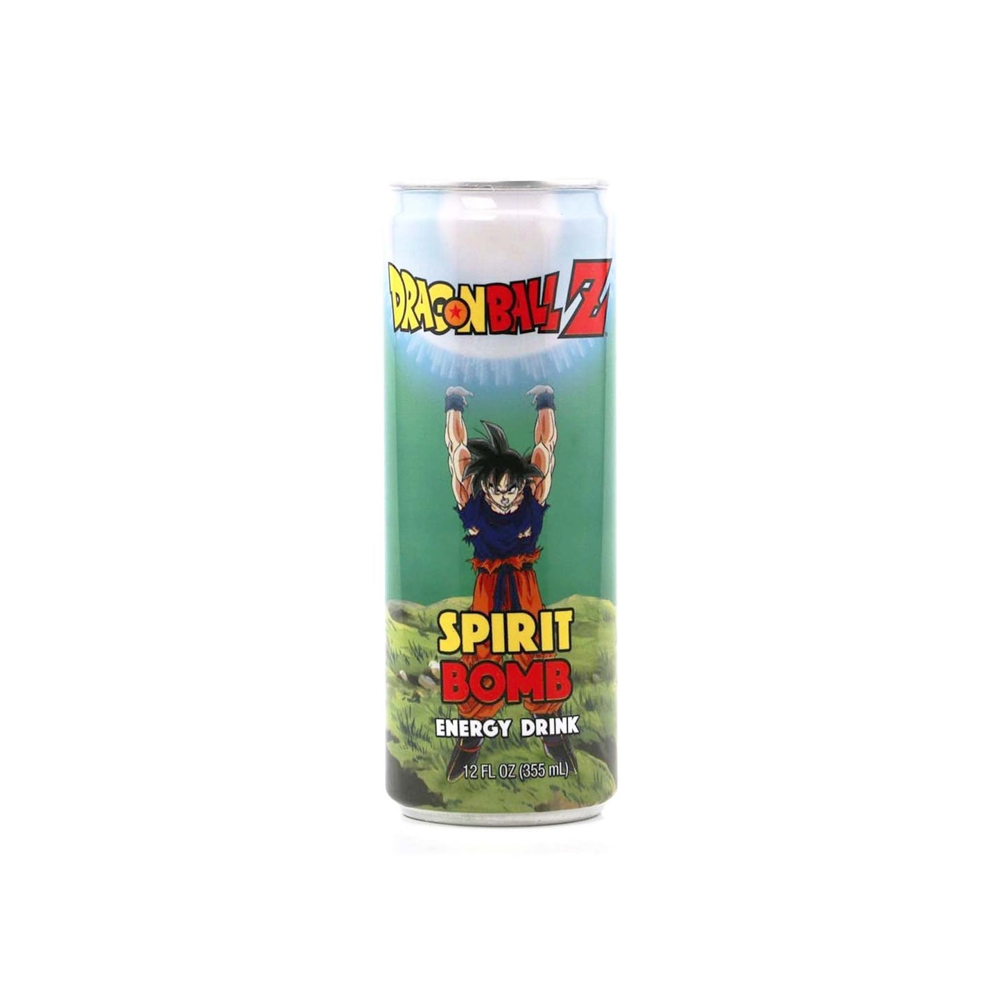DRAGON BALL Z SPIRIT BOMB BLUE RASPBERRY ENERGY DRINK 12oz