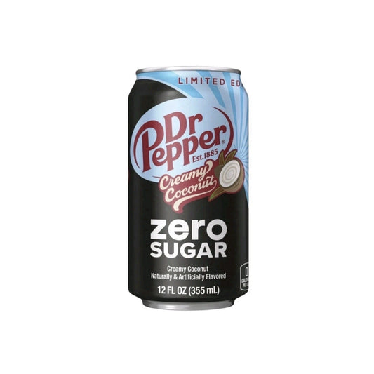 DR PEPPER CREAMY COCONUT ZERO SUGAR CAN 12oz
