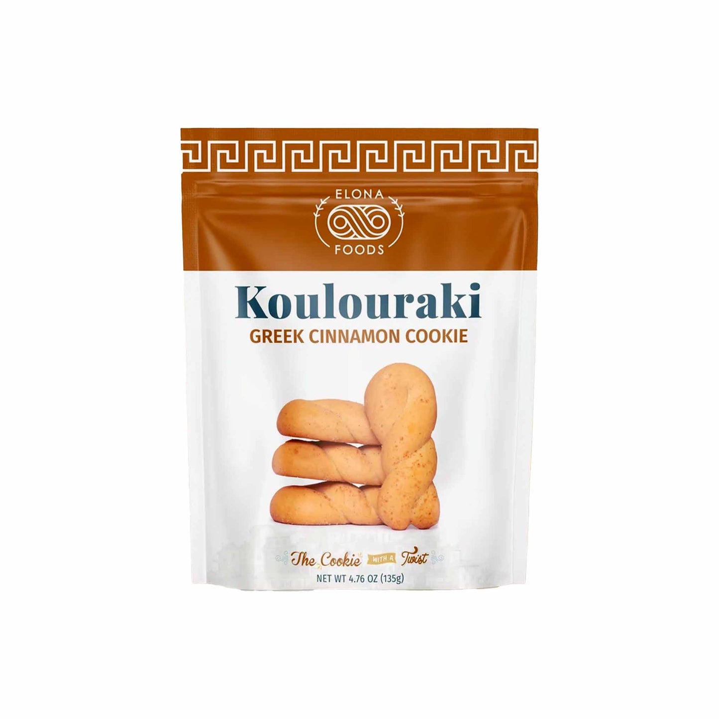 ELONA FOODS KOULOURAKI GREEK CINNAMON COOKIES 135g