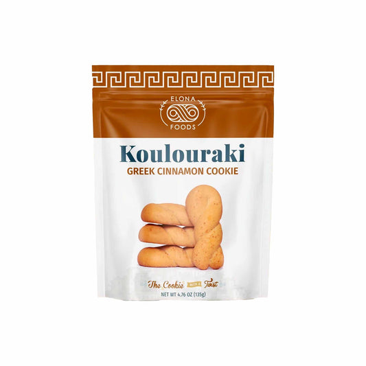 ELONA FOODS KOULOURAKI GREEK CINNAMON COOKIES 135g