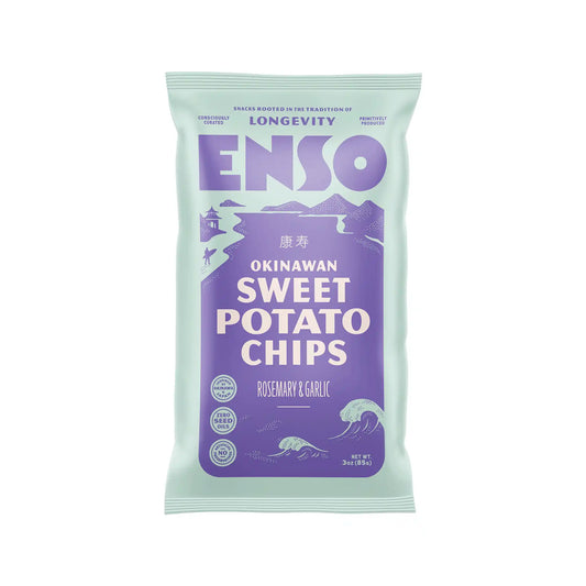 ENSO OKINAWAN ROSEMARY & GARLIC SWEET POTATO CHIPS 85g