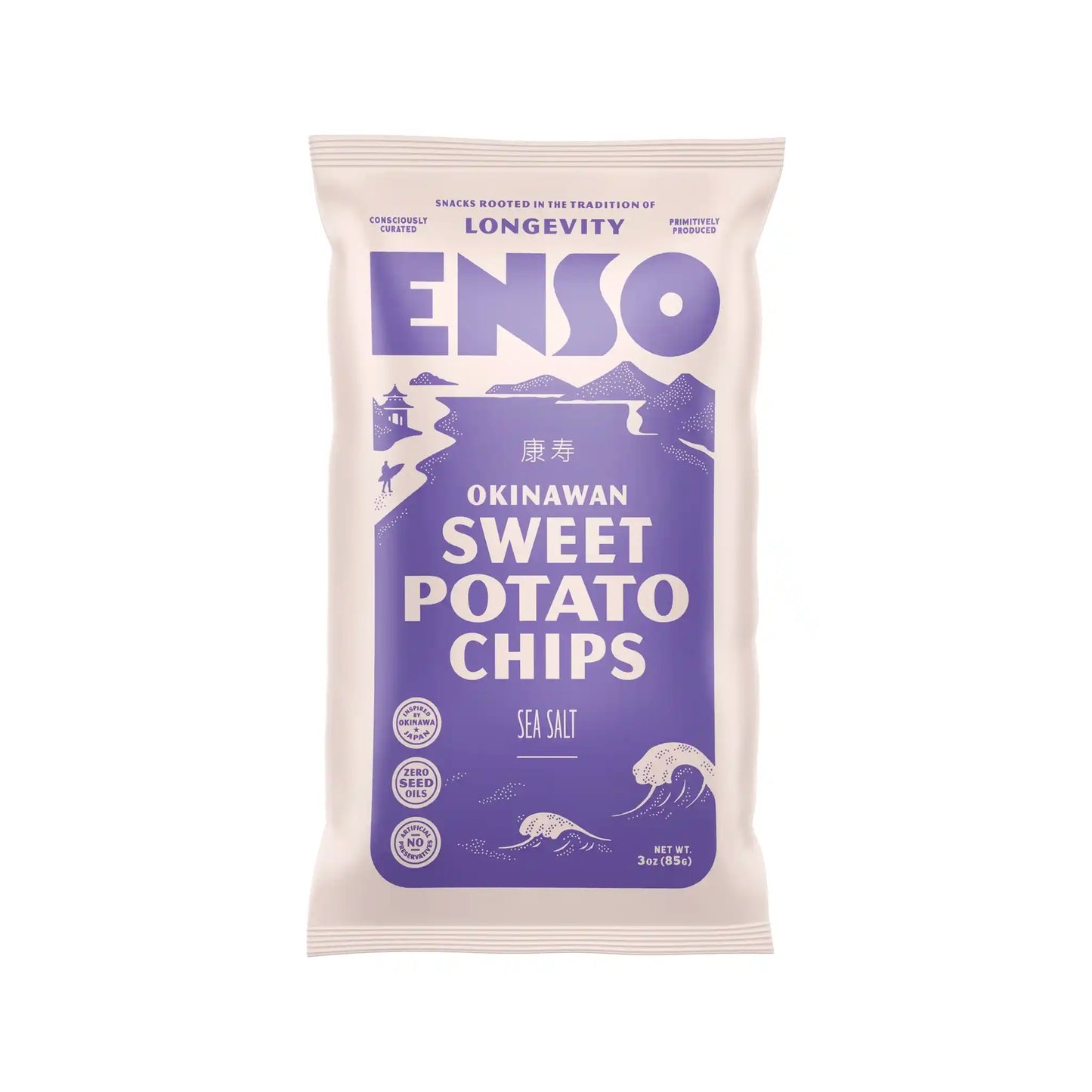 ENSO OKINAWAN SEA SALT SWEET POTATO CHIPS 3oz