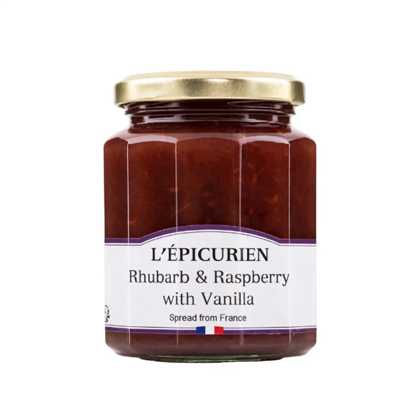 EPICURIEN RHUBARB RASPBERRY VANILLA PRESERVES 320g