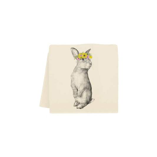 ERIC & CHRISTOPHER "PEACHES" THE BUNNY TEA TOWEL
