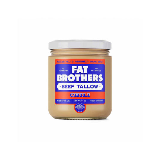 FAT BROTHERS BEEF TALLOW CHILI SEASONED 14oz