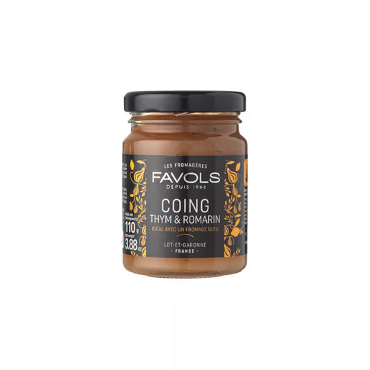 FAVOLS QUINCE THYME & ROSEMARY PRESERVE 110g