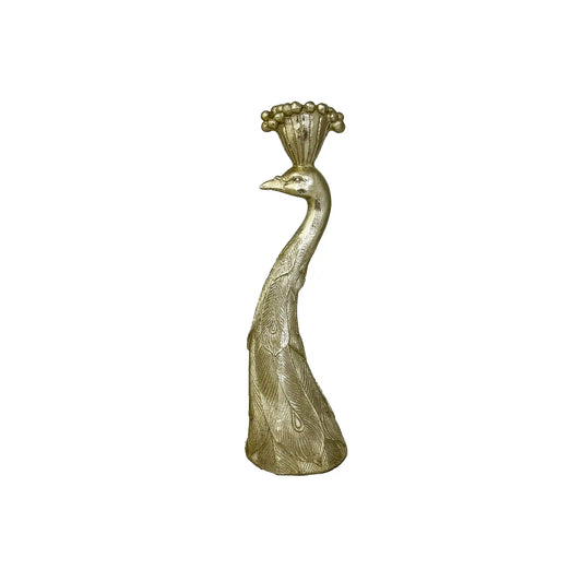 FAYE SMALL GATSBY PEACOCK CANDLESTICK