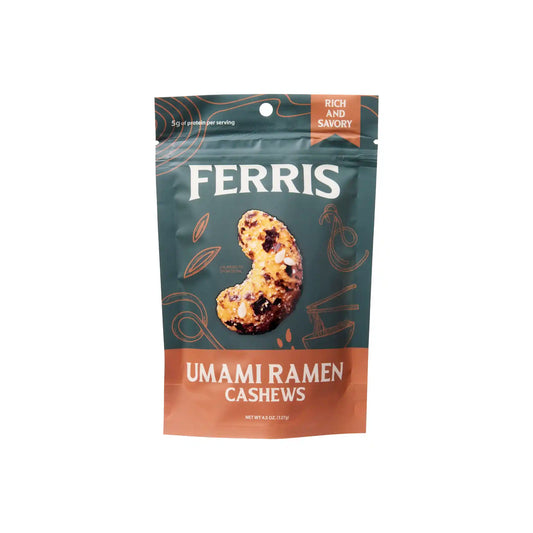 FERRIS UMAMI RAMEN CASHEWS 4.5oz