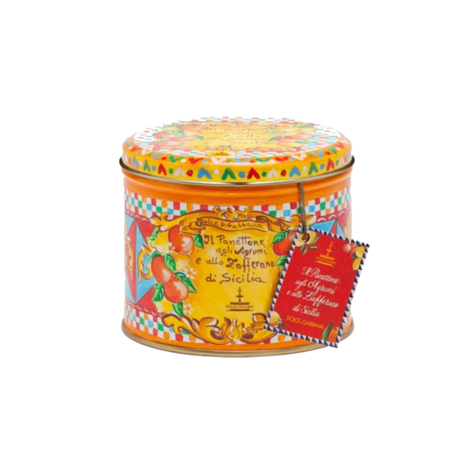 FIASCONARO DOLCE GABBANA CITRUS SAFFRON MINI PANETTONE 100g