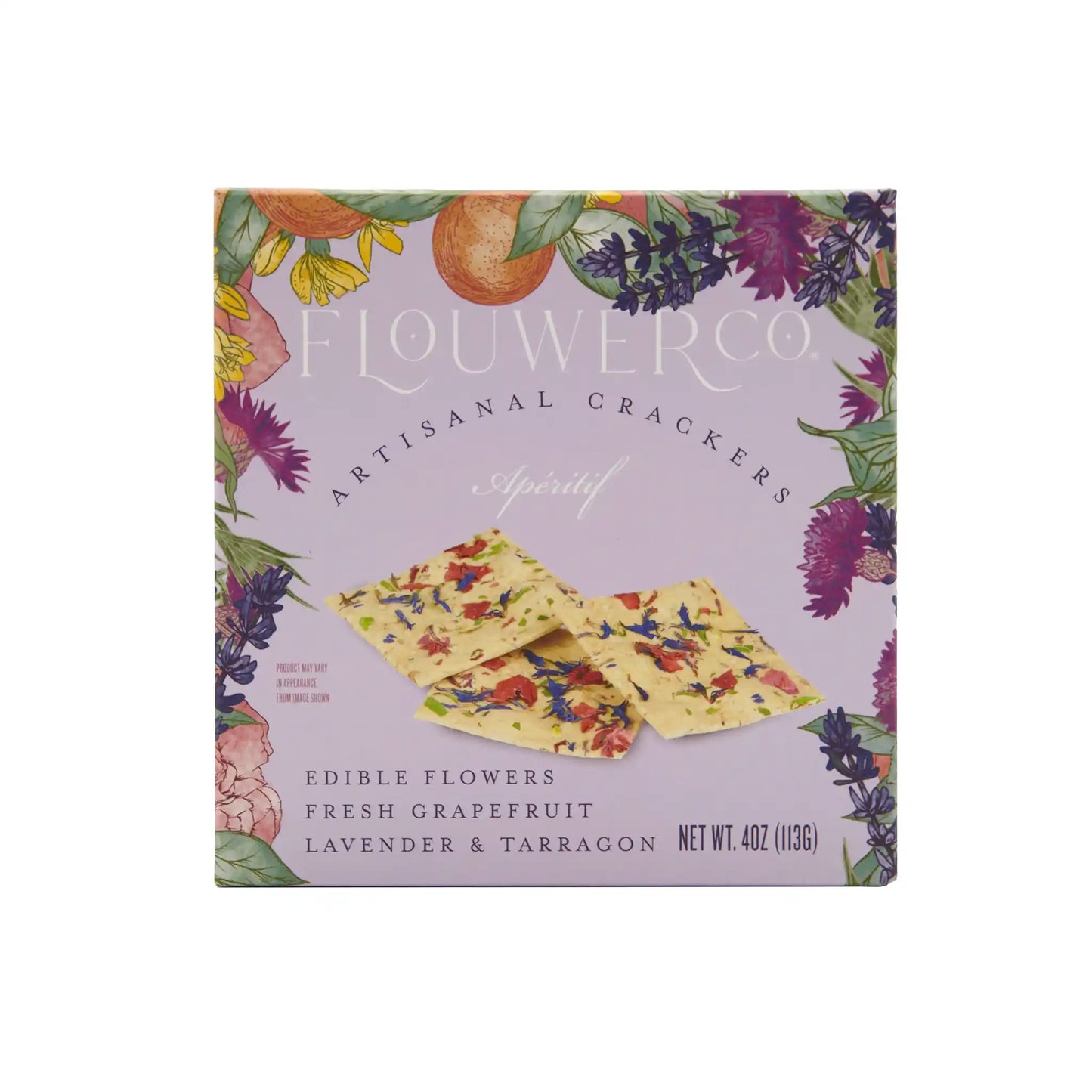 FLOUWER CO APERITIF ARTISANAL CRACKERS 4oz