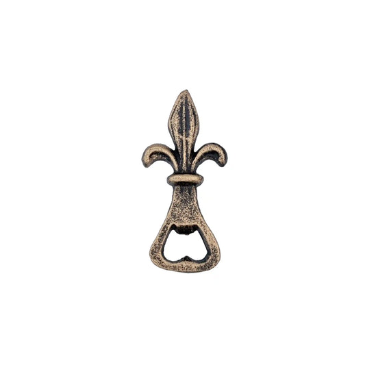 FLEUR DE LIS BOTTLE OPENER CAST IRON