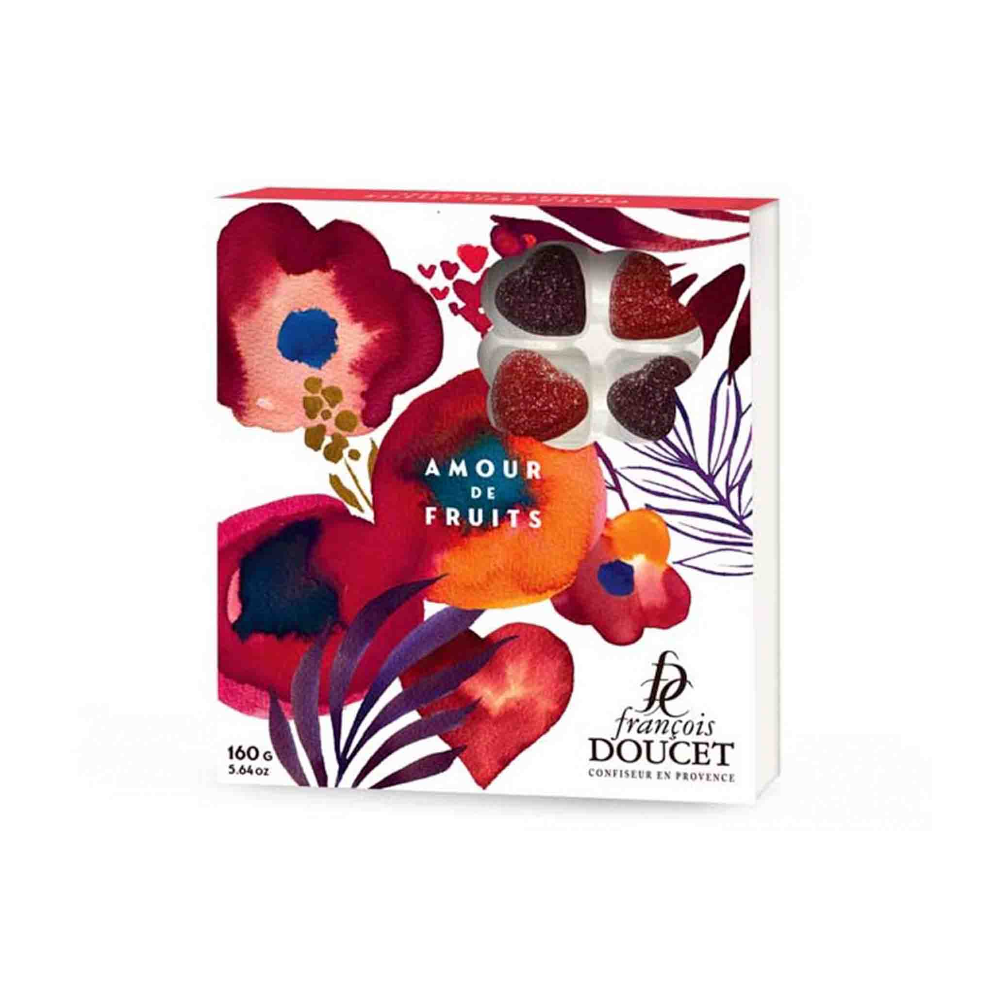 Gilles Sacksick、casserole et fruits FRANCOIS DOUCET AMOUR DE FRUITS - HEART SHAPED FRUIT PATE 160g