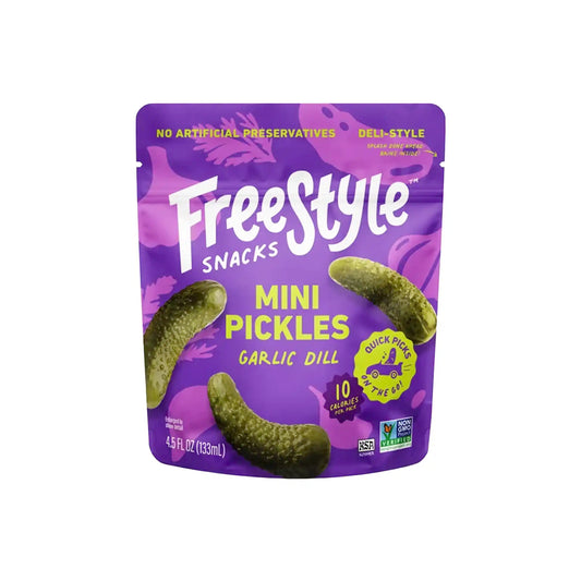 FREESTYLE SNACKS GARLIC DILL MINI PICKLES 133ml