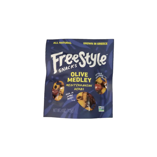 FREESTYLE SNACKS MEDITERRANEAN HERBS OLIVE MEDLEY 30g