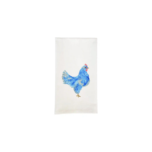 FRENCH GRAFFITI DELAWARE BLUE HEN DISH TOWEL