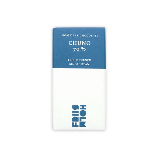 FRIIS HOLM DARK CHUNO 70% DARK CHOCOLATE 100g