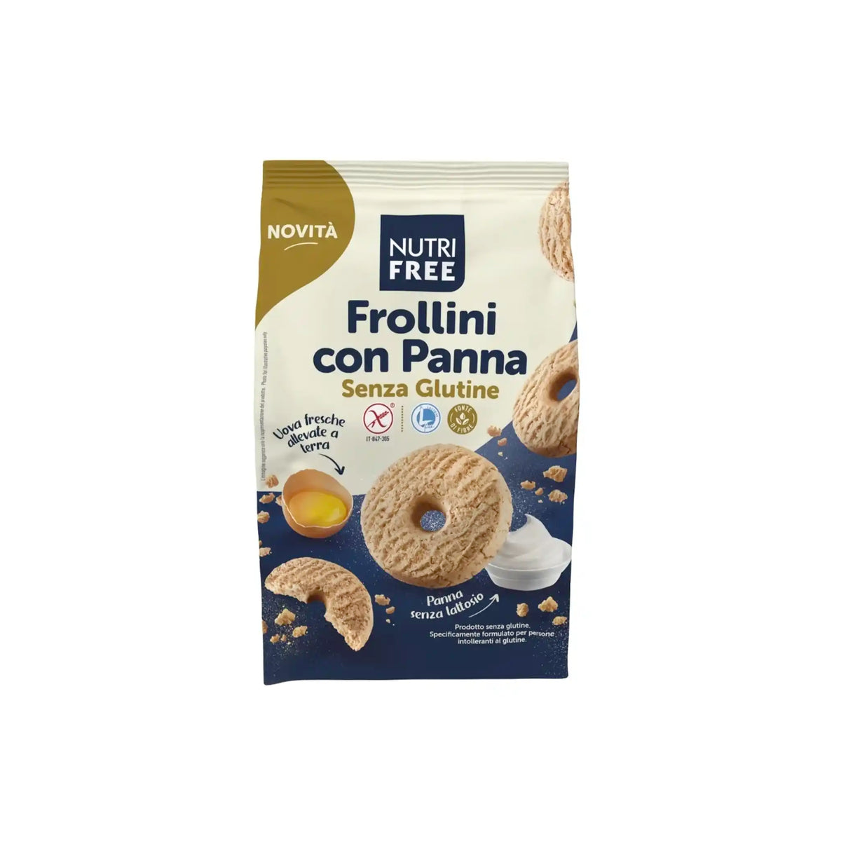NUTRIFREE GLUTEN FREE FROLLINI SHORTBREAD WITH CREAM 250g