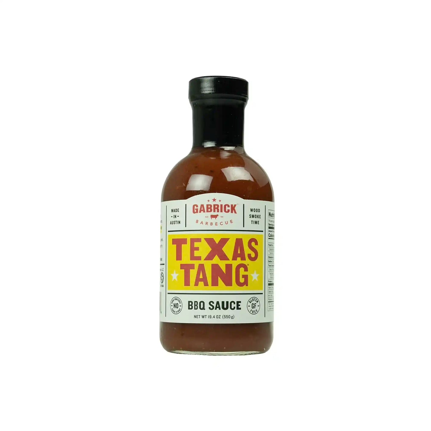 GABRICK SAUCE CO. TEXAS TANG BBQ SAUCE 19.4oz