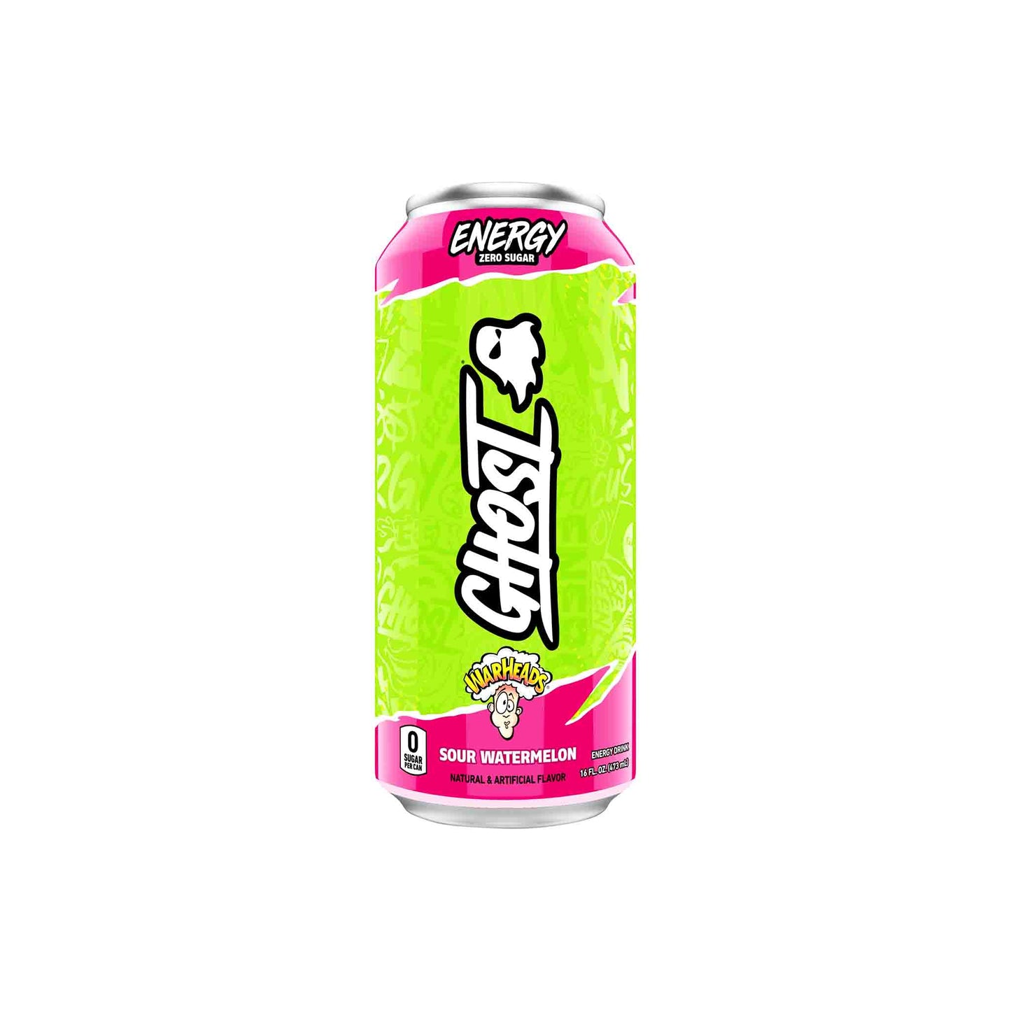 GHOST ENERGY ZERO SUGAR SOUR WATERMELON ENERGY DRINK 16oz