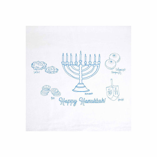GIRLS CAN TELL HANUKKAH TEA TOWEL