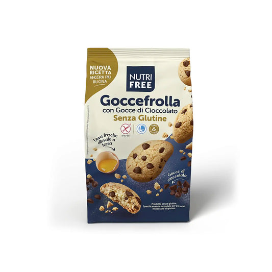 NUTRIFREE GLUTEN FREE GOCCEFROLLA WITH CHOCOLATE CHIPS 300g