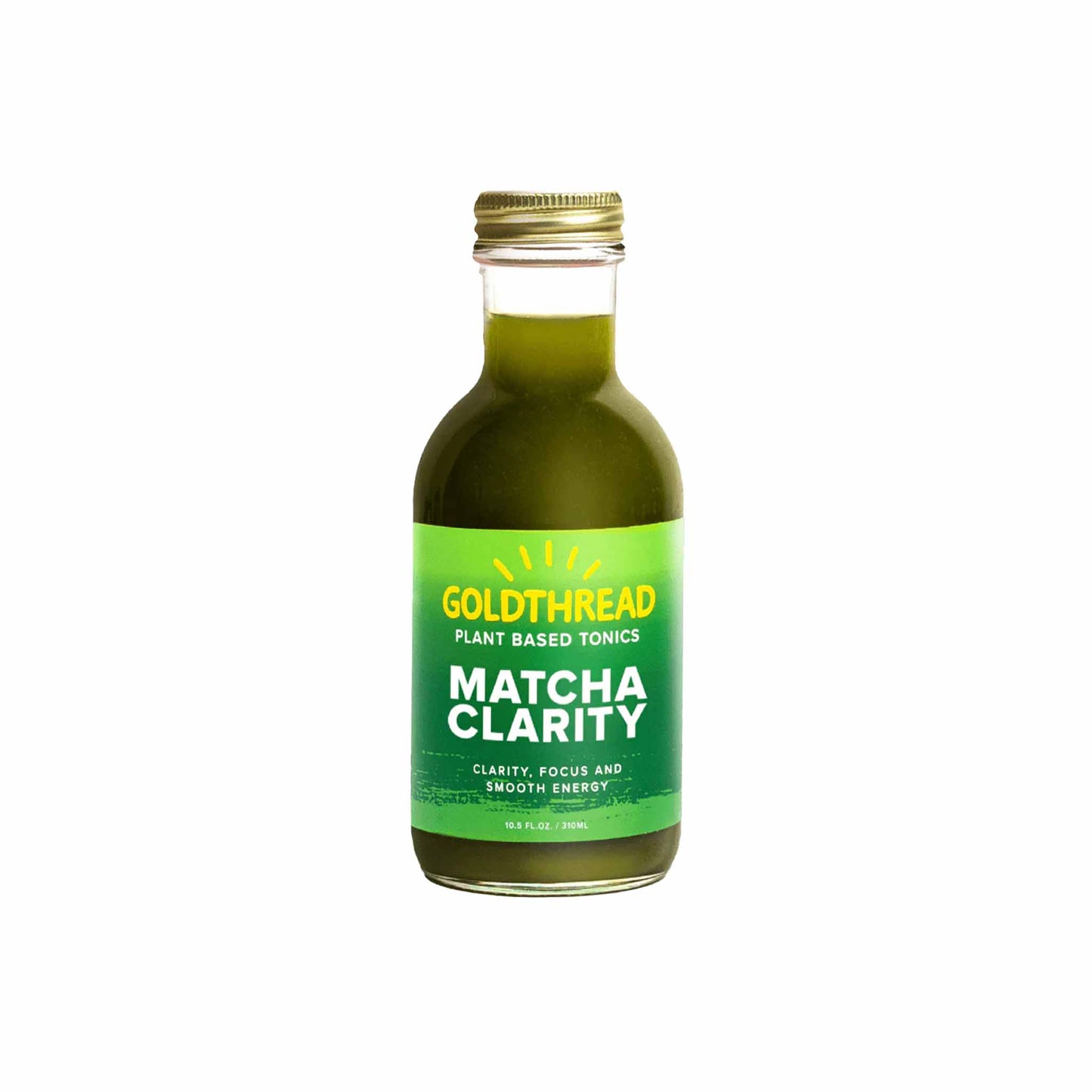 GOLDTHREAD MATCHA CLARITY PLANT BASED TONIC 10.5oz