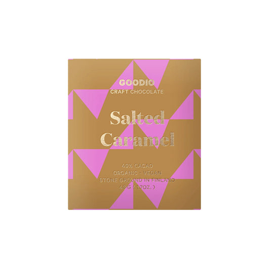 GOODIO SALTED CARAMEL CRAFT CHOCOLATE 49% 48g